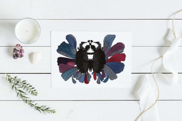 Enigmatic Rorschach Ink Illustration Art Print - Image 4