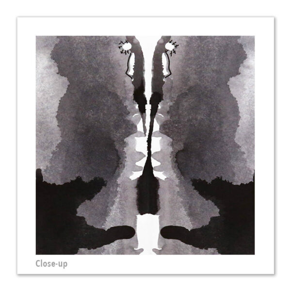 Rorschach Ink Flower Illustration Art Print - Image 2