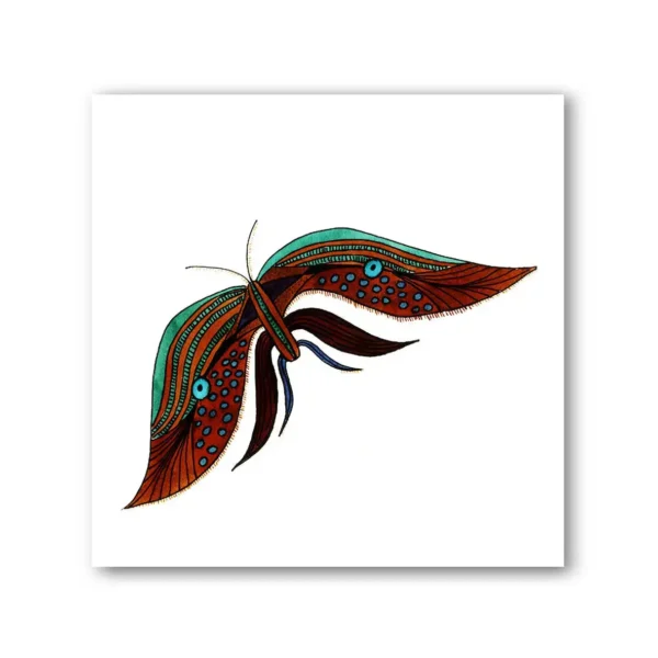Pen & Ink Illustration Luna Moth 2 Art Print - Image 4