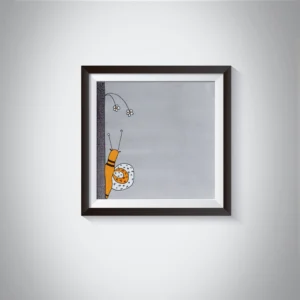Pen & Ink Illustration Yearning Snail Art Print